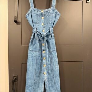 Show Me Your MuMu Blue Denim Dress